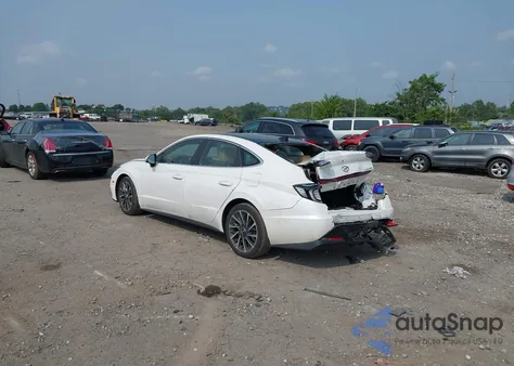 2022 Hyundai Sonata Limited из США, поврежденный, VIN KMHL34J23NA173360